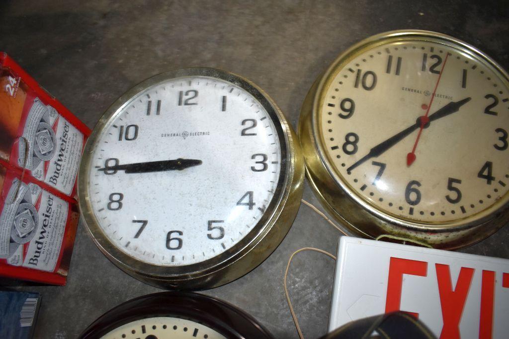 (2) Boxes Of Electric Clocks
