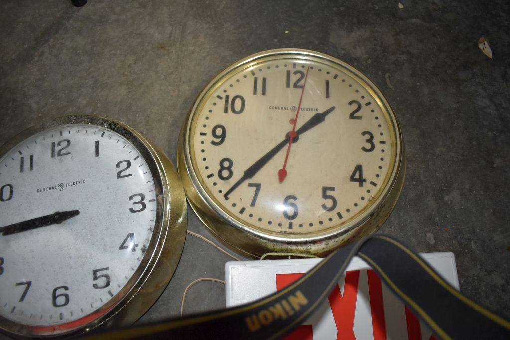 (2) Boxes Of Electric Clocks