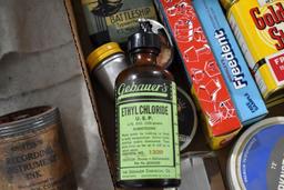 Assorted Advertising Tins