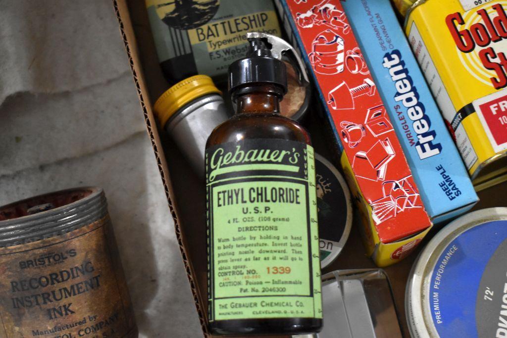 Assorted Advertising Tins