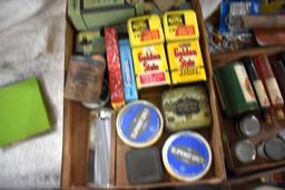 Assorted Advertising Tins