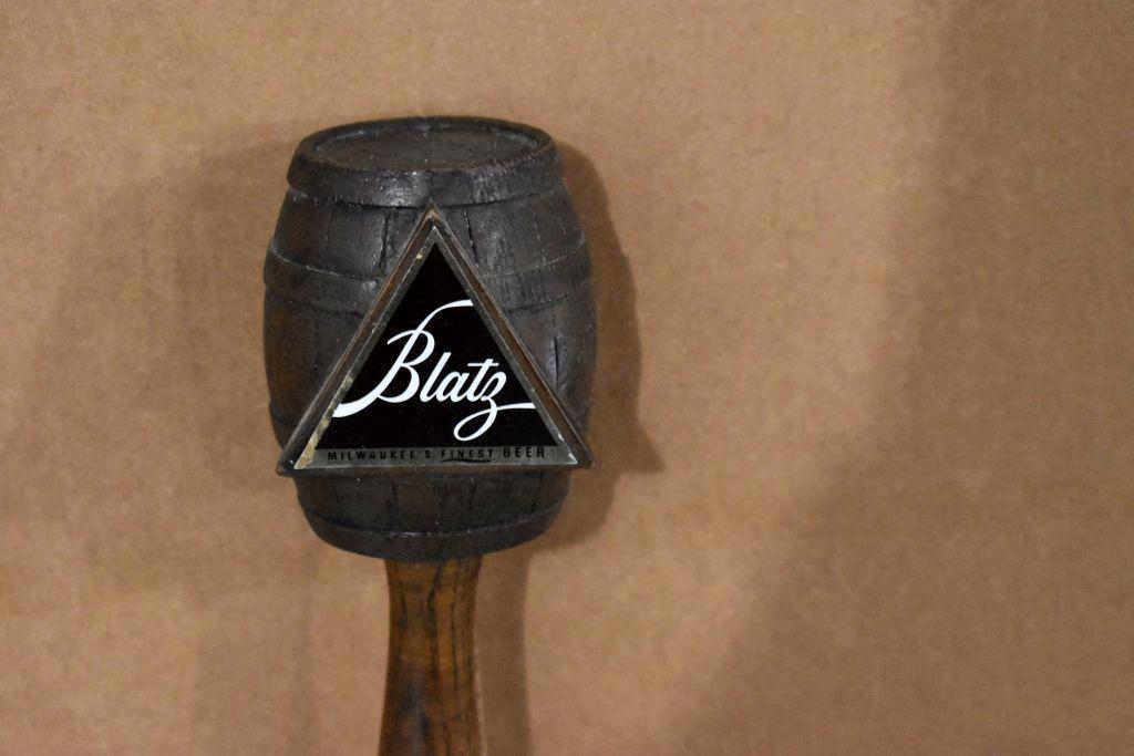 Blatz Beer Barrel Tap Handle Marker