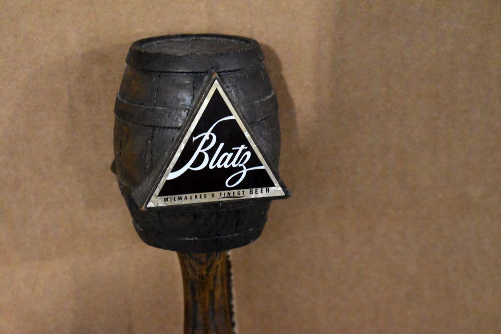Blatz Beer Barrel Tap Handle Marker