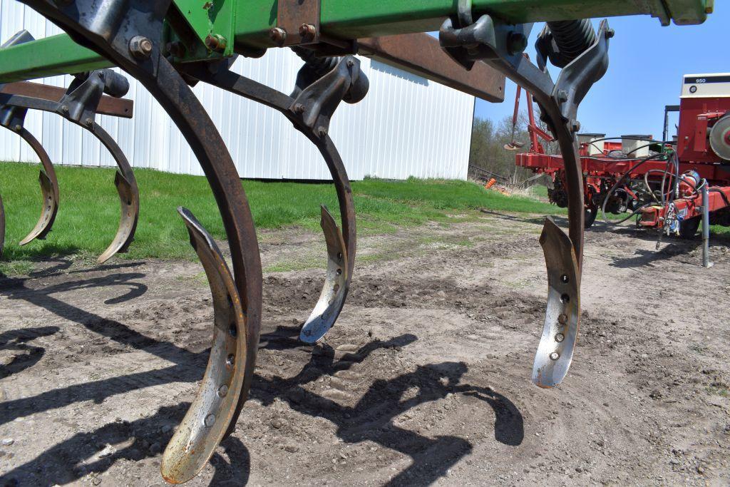 John Deere 714 Disk Chisel Plow, 9 Shank, 12', Buster Bar, Depth Control, SN: X001835