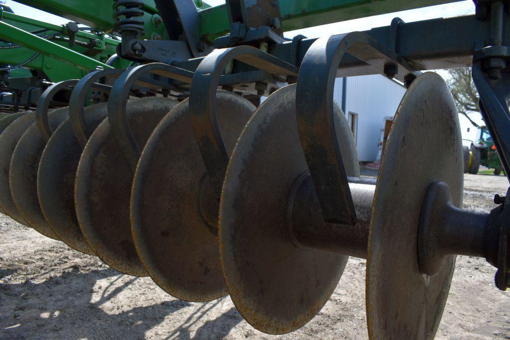 John Deere 714 Disk Chisel Plow, 9 Shank, 12', Buster Bar, Depth Control, SN: X001835