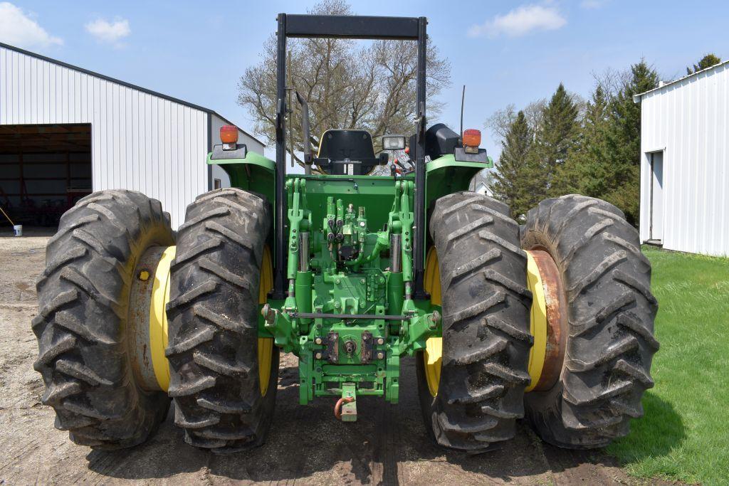 2002 John Deere 7405 2WD Open Station ROPS Tractor, 2171 Actual 2nd Owner Hours, 16 Speed