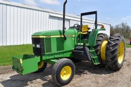 2002 John Deere 7405 2WD Open Station ROPS Tractor, 2171 Actual 2nd Owner Hours, 16 Speed