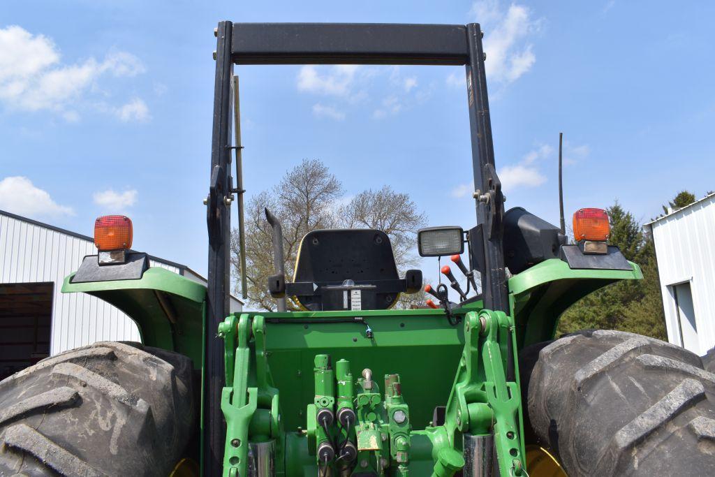 2002 John Deere 7405 2WD Open Station ROPS Tractor, 2171 Actual 2nd Owner Hours, 16 Speed