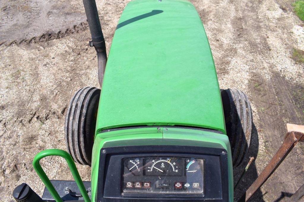 2002 John Deere 7405 2WD Open Station ROPS Tractor, 2171 Actual 2nd Owner Hours, 16 Speed