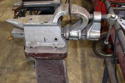 Anvil Vise on Stand, 4" Jaw