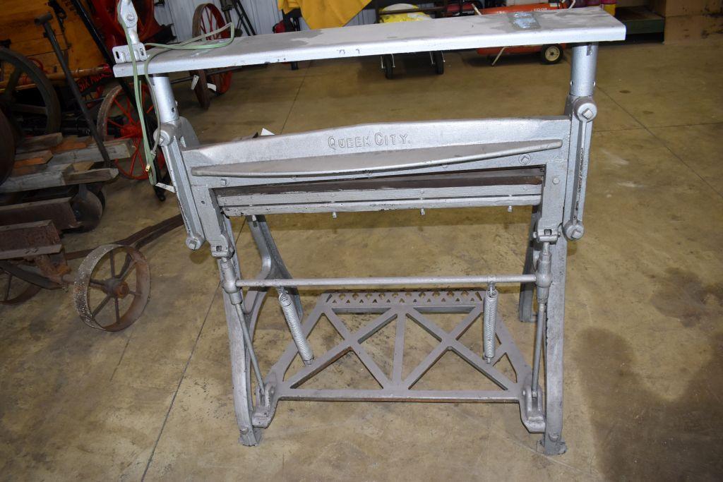 Niagara Stamping and Tool Co., foot powered sheer