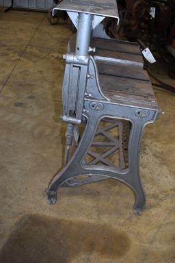 Niagara Stamping and Tool Co., foot powered sheer