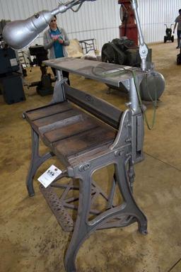 Niagara Stamping and Tool Co., foot powered sheer