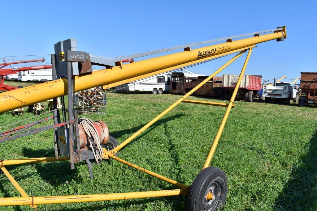 Alloway 7"x41' Auger, 5 hp, Single Phase