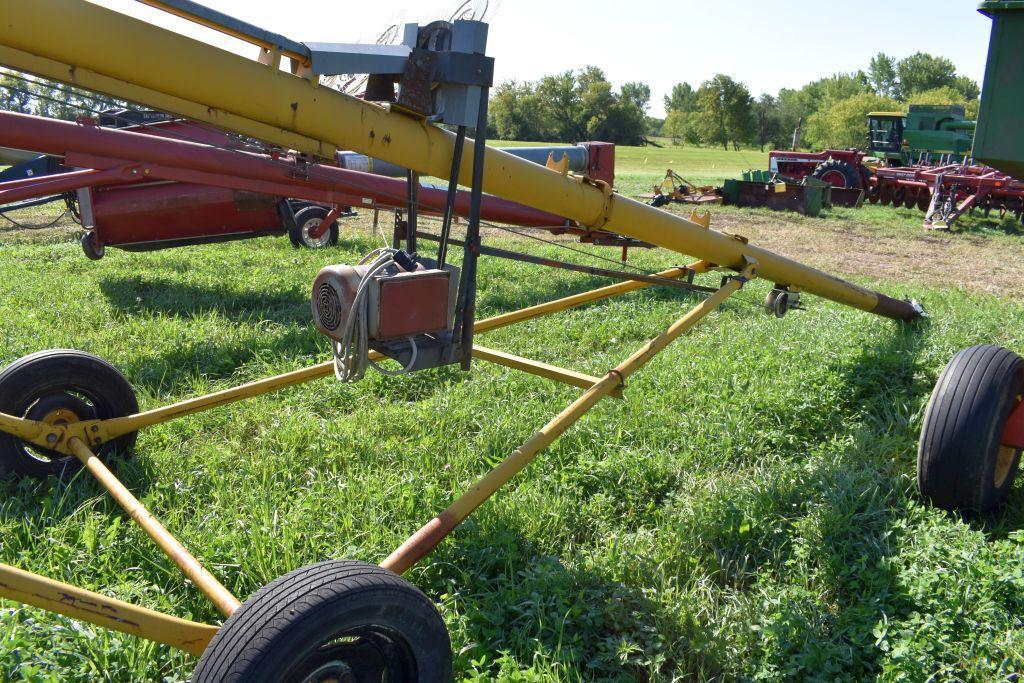 Alloway 7"x41' Auger, 5 hp, Single Phase