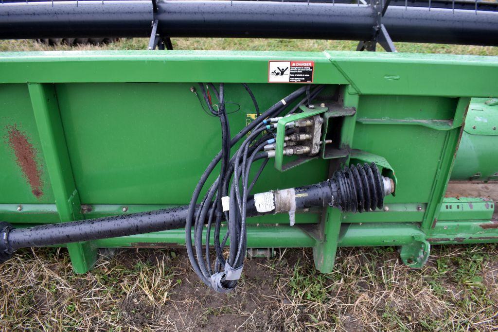 John Deere 635F HydraFlex Bean Head, 35', Single