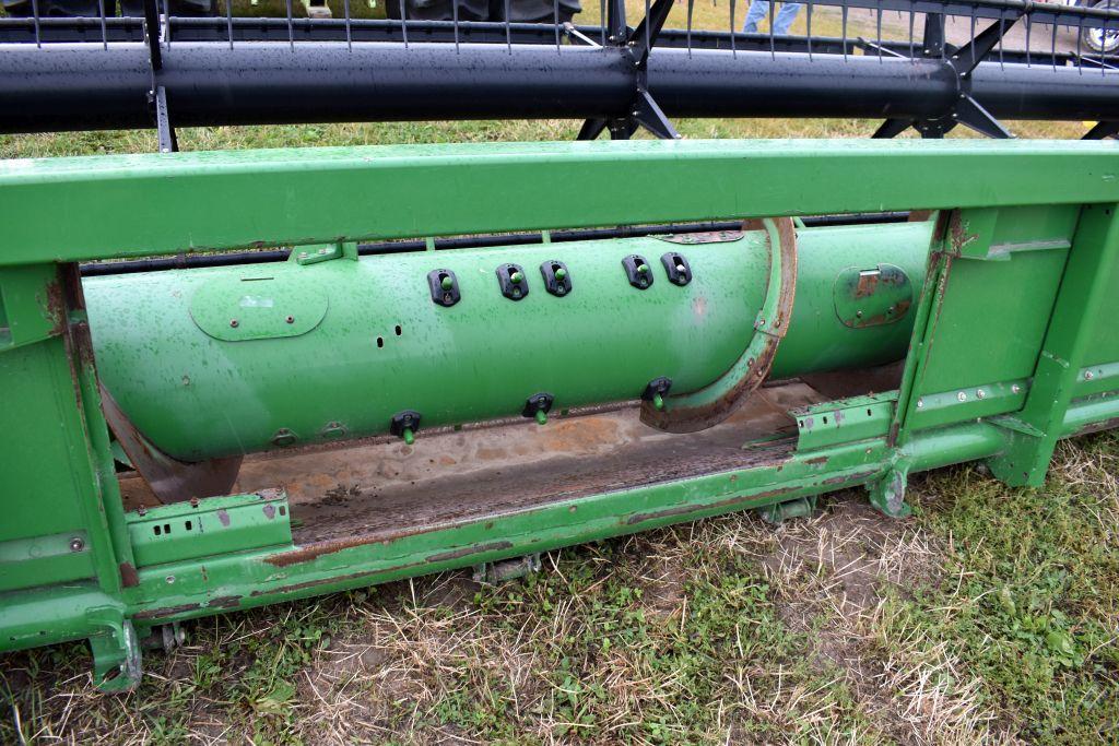 John Deere 635F HydraFlex Bean Head, 35', Single
