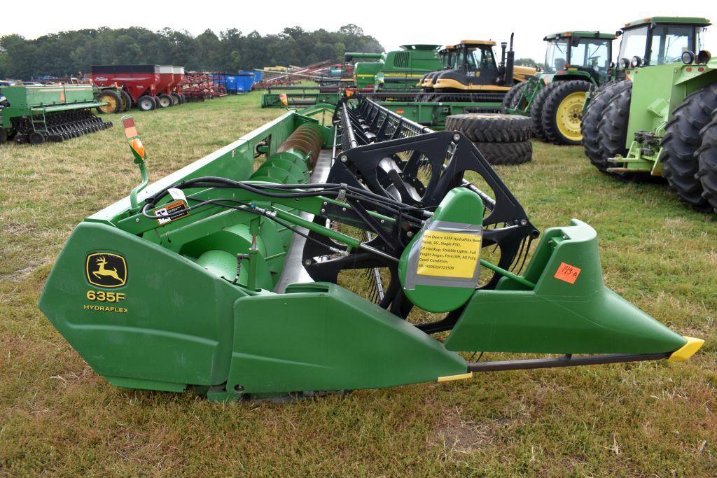 John Deere 635F HydraFlex Bean Head, 35', Single