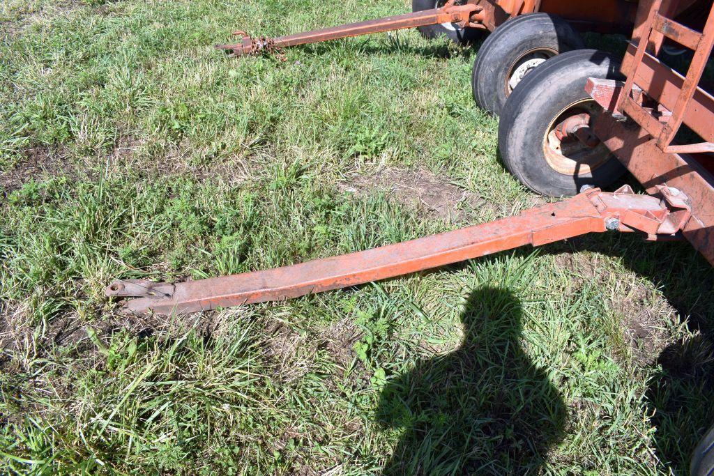 Nu-Bilt 250 Bushel Gravity Box on Running Gear