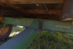 Flatbed 16' Hay Rack on John Deere 8 Ton Running