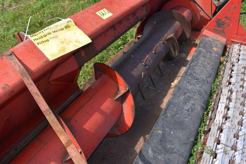 Massey Ferguson Dummy Head With Melroe 350 Pickup
