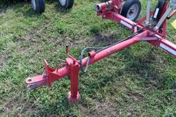 Tonutti 10 Wheel V Rake with Kicker Wheel