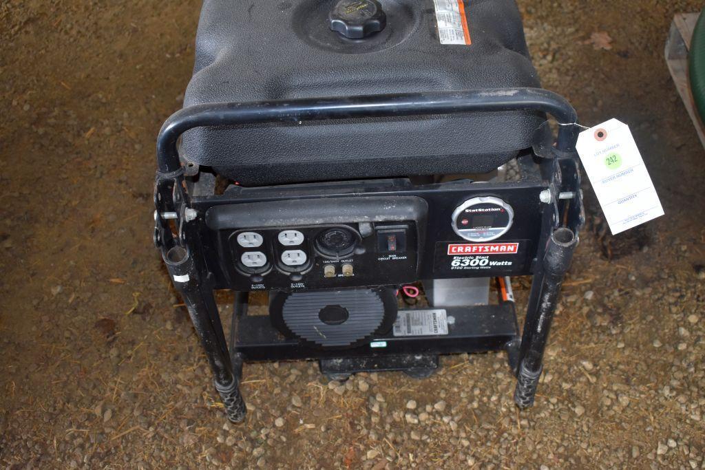 Craftsman 6300 Watt Generator with Electric Proxibid