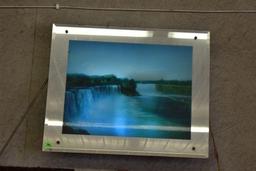 Light up picture of water falls