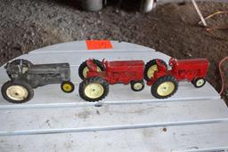 (2) IH Toy Tractor, John Deere Toy Tractor, Some Damage