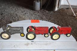 (2) IH Toy Tractor, John Deere Toy Tractor, Some Damage