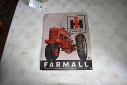 IH Farmall Tin Sign, 16'' x 12''