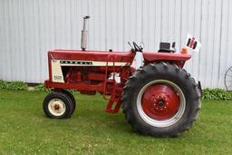 McCormick Farmall 656 Gas, Restored, NF, two slab starter weights, custom steps, fast hitch
