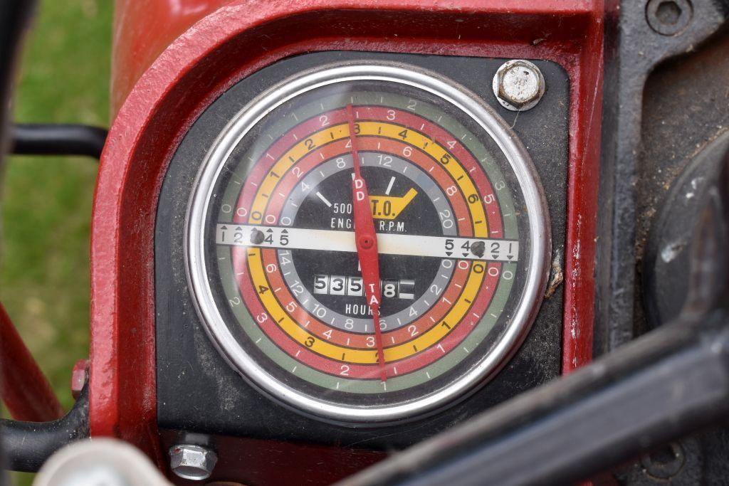 McCormick Farmall 656 Gas, Restored, NF, two slab starter weights, custom steps, fast hitch