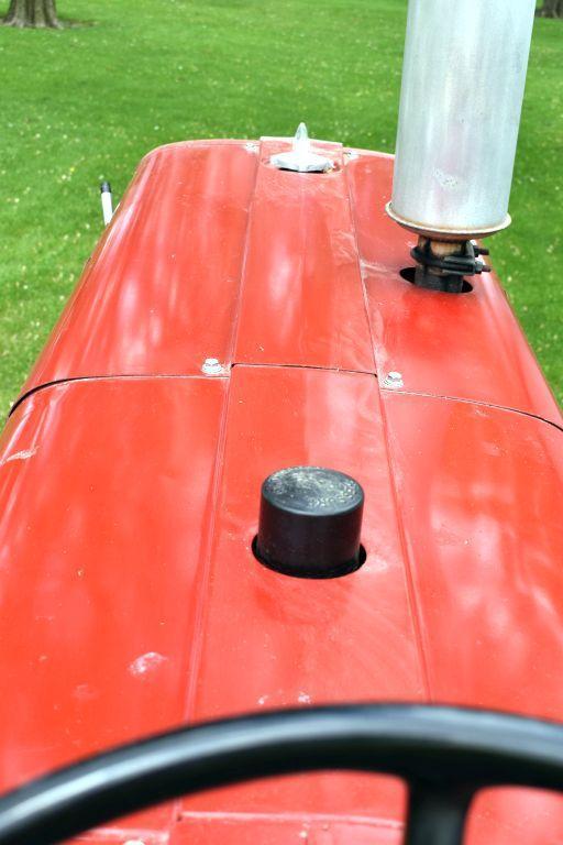 McCormick Farmall 656 Gas, Restored, NF, two slab starter weights, custom steps, fast hitch