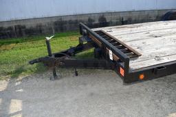 2000 PJ Trailer, 18' With 2' Dove Tail, 3500lb Tandem Axle, 83" Wide, Elec. Brakes, Stake Pocket