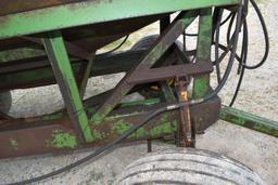 Huskee Model 225 Gravity Box with Hyd. Drive Auger on John Deere 1065 Running Gear