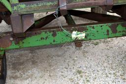 Huskee Model 225 Gravity Box with Hyd. Drive Auger on John Deere 1065 Running Gear