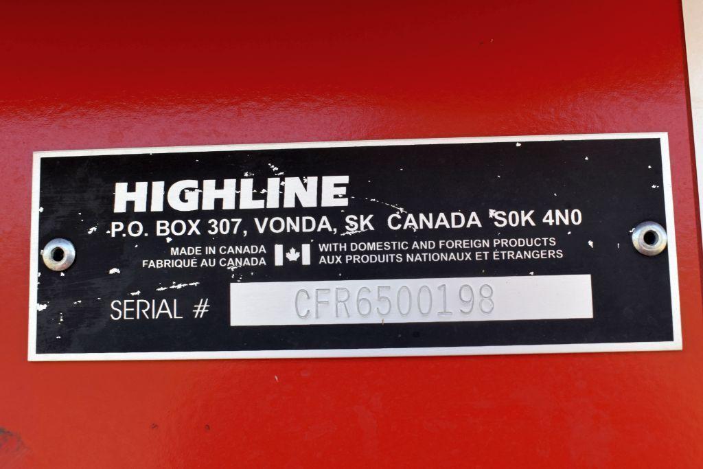 Highline Model CFR 650 Bale Chopper, Bale Pro, 1000 PTO, Light Kit, SN: CFR6500198
