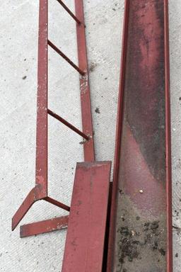 (1) 8' I Beam, (1) 13' I Beam, Metal Ladder