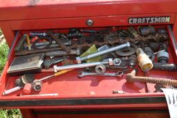Craftsman Top and Bottom Tool Box with Contents