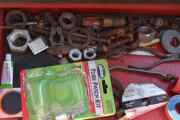 Craftsman Top and Bottom Tool Box with Contents
