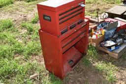 Craftsman Top and Bottom Tool Box with Contents