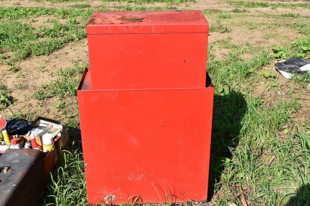 Craftsman Top and Bottom Tool Box with Contents