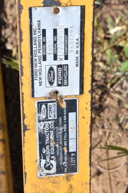 Ford Model 785B 8' Blade, SN WL75998, Has not Been Used in Many Years