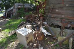 Scrap Iron Pile next to silo, buyer has 10 days to remove