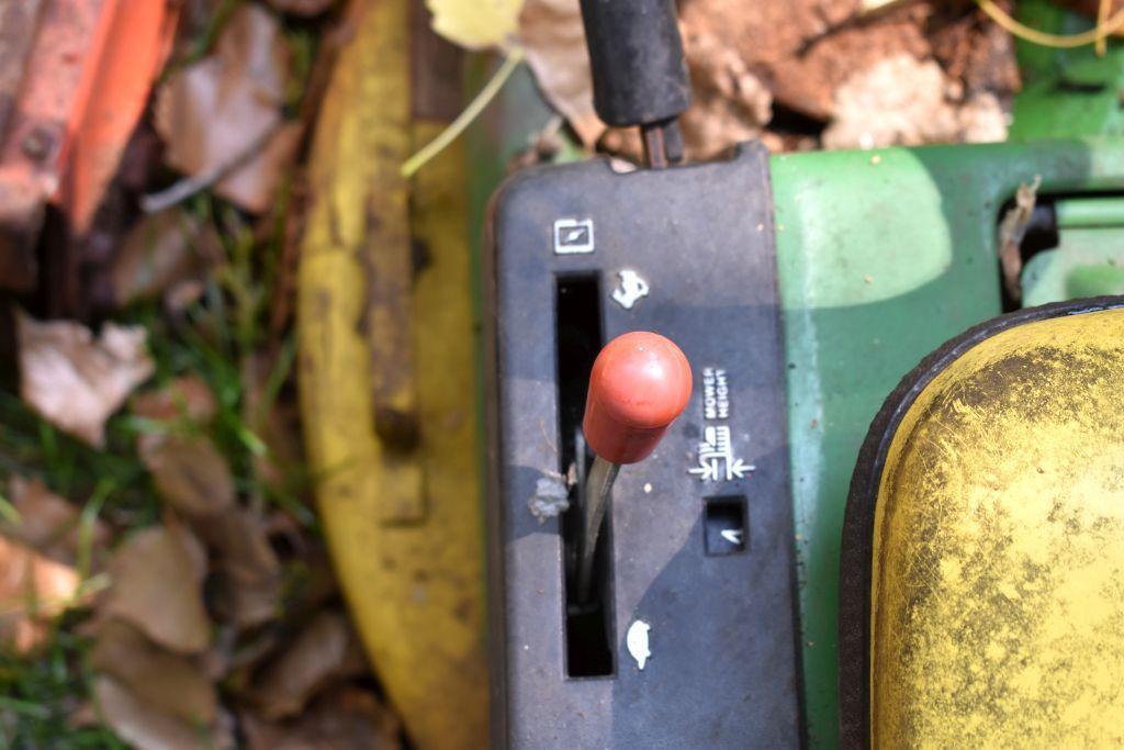 John Deere SX75 Lawn Mower, unknown condition