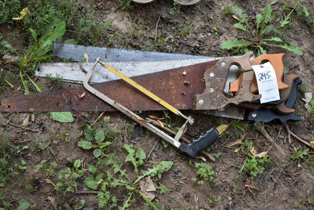 Assorted Hand Saws