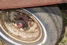 14' Metal/Wood Barge Box on Running Gear, with Hoist, Has not Been Used in Many Years