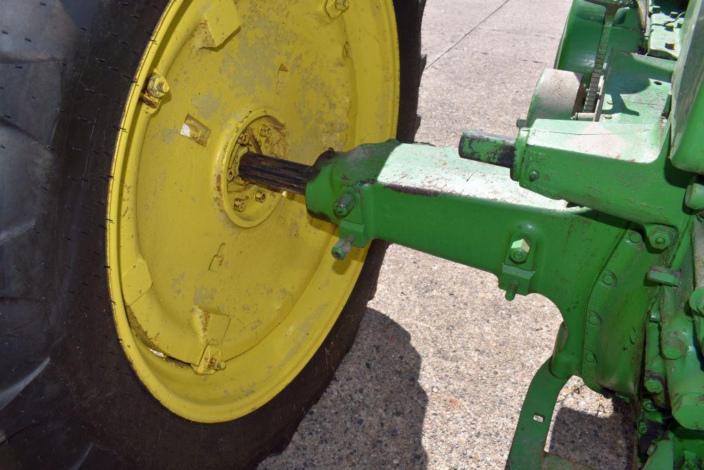John Deere B Tractor, NF, New Tires