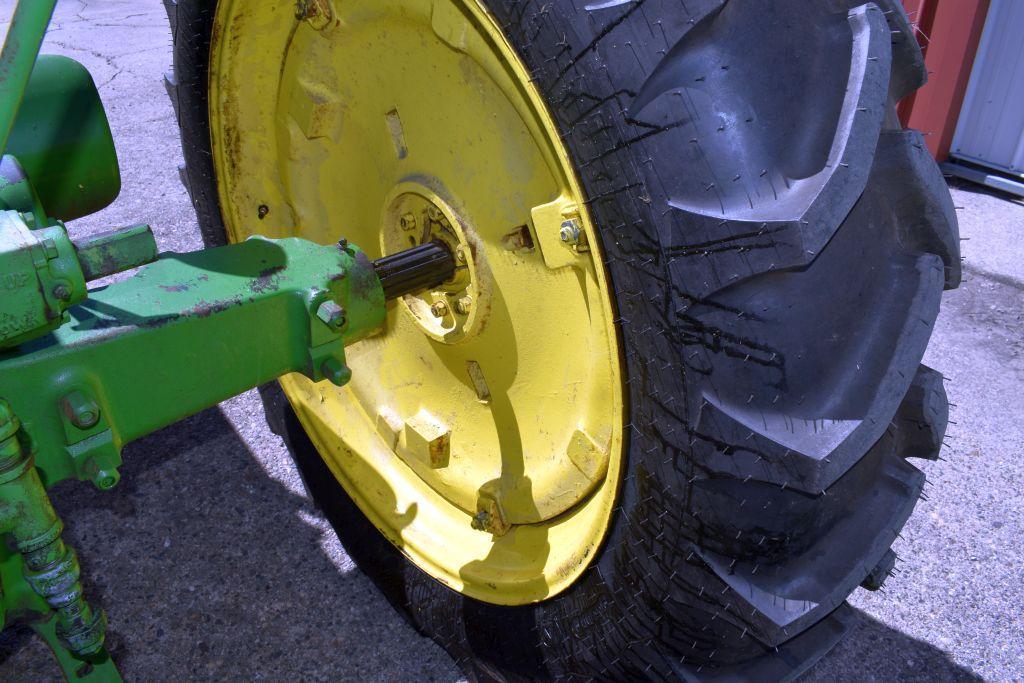 John Deere B Tractor, NF, New Tires